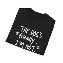 Load image into Gallery viewer, the dogs friendly dog mom tee
