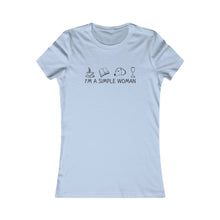 Load image into Gallery viewer, i&#39;m a simple woman tee
